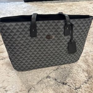 Black and Grey Triangle Tote Bag. Hawaiis Finest. In good condition!